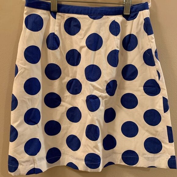 Boden cotton polka dot pencil skirt US4R - Picture 1 of 4